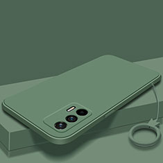 Custodia Silicone Ultra Sottile Morbida 360 Gradi Cover YK3 per Realme GT Neo 2T 5G Verde Notte