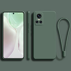 Custodia Silicone Ultra Sottile Morbida 360 Gradi Cover YK3 per Realme GT Neo3 5G Verde