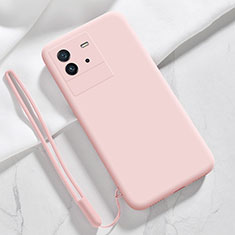 Custodia Silicone Ultra Sottile Morbida 360 Gradi Cover YK3 per Vivo iQOO Neo6 SE 5G Rosa