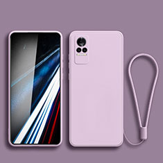 Custodia Silicone Ultra Sottile Morbida 360 Gradi Cover YK3 per Xiaomi Civi 5G Lavanda