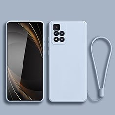 Custodia Silicone Ultra Sottile Morbida 360 Gradi Cover YK3 per Xiaomi Mi 11i 5G (2022) Azzurro