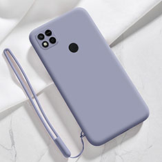 Custodia Silicone Ultra Sottile Morbida 360 Gradi Cover YK3 per Xiaomi POCO C3 Grigio Lavanda