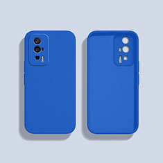 Custodia Silicone Ultra Sottile Morbida 360 Gradi Cover YK3 per Xiaomi Poco F5 Pro 5G Blu