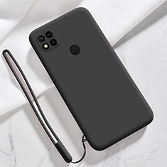 Custodia Silicone Ultra Sottile Morbida 360 Gradi Cover YK3 per Xiaomi Redmi 10A 4G Nero