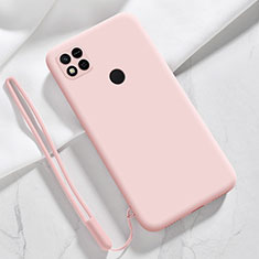 Custodia Silicone Ultra Sottile Morbida 360 Gradi Cover YK3 per Xiaomi Redmi 9 Activ Oro Rosa