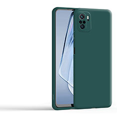 Custodia Silicone Ultra Sottile Morbida 360 Gradi Cover YK3 per Xiaomi Redmi K40 5G Verde