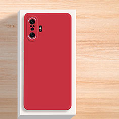 Custodia Silicone Ultra Sottile Morbida 360 Gradi Cover YK3 per Xiaomi Redmi K40 Gaming 5G Rosso