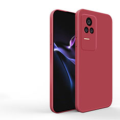 Custodia Silicone Ultra Sottile Morbida 360 Gradi Cover YK3 per Xiaomi Redmi K40S 5G Rosso