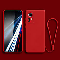 Custodia Silicone Ultra Sottile Morbida 360 Gradi Cover YK3 per Xiaomi Redmi K50 Ultra 5G Rosso