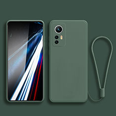 Custodia Silicone Ultra Sottile Morbida 360 Gradi Cover YK3 per Xiaomi Redmi K50 Ultra 5G Verde