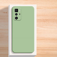 Custodia Silicone Ultra Sottile Morbida 360 Gradi Cover YK3 per Xiaomi Redmi Note 10 Pro 5G Verde Pastello