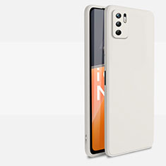 Custodia Silicone Ultra Sottile Morbida 360 Gradi Cover YK3 per Xiaomi Redmi Note 11 SE 5G Bianco