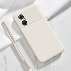 Custodia Silicone Ultra Sottile Morbida 360 Gradi Cover YK3 per Xiaomi Redmi Note 11R 5G Bianco