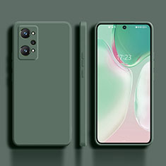 Custodia Silicone Ultra Sottile Morbida 360 Gradi Cover YK4 per Realme Q5 Pro 5G Verde Notte