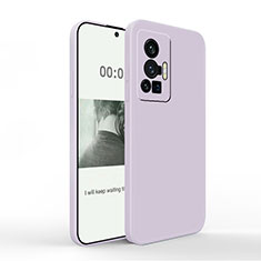 Custodia Silicone Ultra Sottile Morbida 360 Gradi Cover YK4 per Vivo X70 Pro 5G Lavanda