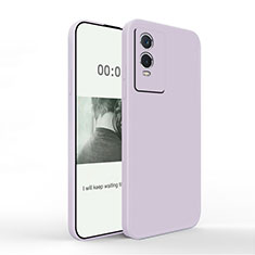 Custodia Silicone Ultra Sottile Morbida 360 Gradi Cover YK4 per Vivo Y74s 5G Lavanda