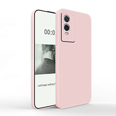 Custodia Silicone Ultra Sottile Morbida 360 Gradi Cover YK4 per Vivo Y76s 5G Rosa