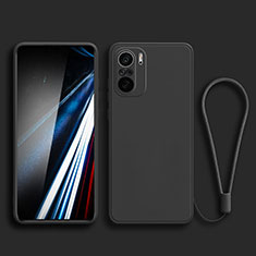 Custodia Silicone Ultra Sottile Morbida 360 Gradi Cover YK4 per Xiaomi Mi 11X Pro 5G Nero