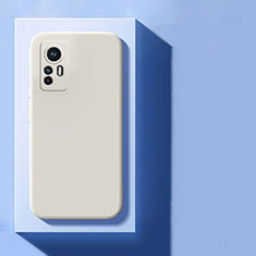 Custodia Silicone Ultra Sottile Morbida 360 Gradi Cover YK4 per Xiaomi Mi 12T Pro 5G Bianco