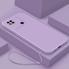 Custodia Silicone Ultra Sottile Morbida 360 Gradi Cover YK4 per Xiaomi POCO C31 Viola