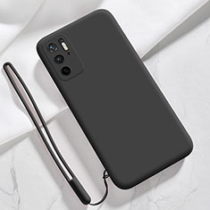 Custodia Silicone Ultra Sottile Morbida 360 Gradi Cover YK4 per Xiaomi Redmi Note 10T 5G Nero