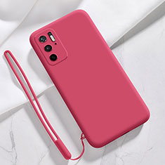 Custodia Silicone Ultra Sottile Morbida 360 Gradi Cover YK4 per Xiaomi Redmi Note 10T 5G Rosso