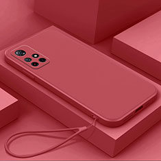 Custodia Silicone Ultra Sottile Morbida 360 Gradi Cover YK4 per Xiaomi Redmi Note 11 5G Rosso