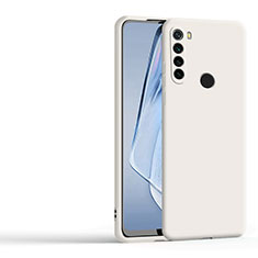 Custodia Silicone Ultra Sottile Morbida 360 Gradi Cover YK4 per Xiaomi Redmi Note 8 (2021) Bianco