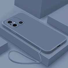 Custodia Silicone Ultra Sottile Morbida 360 Gradi Cover YK5 per Xiaomi Poco C55 Grigio Lavanda
