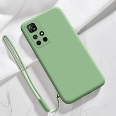 Custodia Silicone Ultra Sottile Morbida 360 Gradi Cover YK5 per Xiaomi Poco M4 Pro 5G Verde