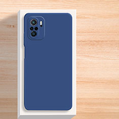 Custodia Silicone Ultra Sottile Morbida 360 Gradi Cover YK5 per Xiaomi Redmi K40 Pro 5G Blu