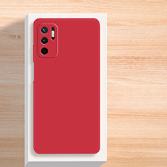 Custodia Silicone Ultra Sottile Morbida 360 Gradi Cover YK5 per Xiaomi Redmi Note 10T 5G Rosso