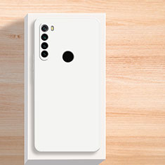 Custodia Silicone Ultra Sottile Morbida 360 Gradi Cover YK5 per Xiaomi Redmi Note 8 (2021) Bianco
