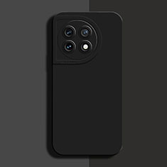 Custodia Silicone Ultra Sottile Morbida 360 Gradi Cover YK6 per OnePlus 11 5G Nero