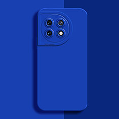 Custodia Silicone Ultra Sottile Morbida 360 Gradi Cover YK6 per OnePlus 11R 5G Blu