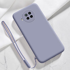 Custodia Silicone Ultra Sottile Morbida 360 Gradi Cover YK6 per Xiaomi Mi 10i 5G Grigio Lavanda