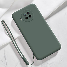 Custodia Silicone Ultra Sottile Morbida 360 Gradi Cover YK6 per Xiaomi Mi 10i 5G Verde Notte
