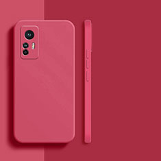 Custodia Silicone Ultra Sottile Morbida 360 Gradi Cover YK6 per Xiaomi Mi 12T Pro 5G Rosso