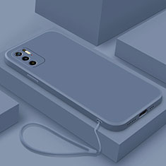 Custodia Silicone Ultra Sottile Morbida 360 Gradi Cover YK6 per Xiaomi POCO M3 Pro 5G Grigio Lavanda
