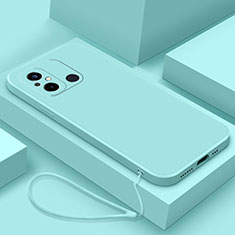 Custodia Silicone Ultra Sottile Morbida 360 Gradi Cover YK6 per Xiaomi Redmi 11A 4G Ciano