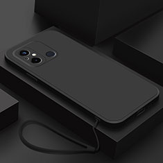 Custodia Silicone Ultra Sottile Morbida 360 Gradi Cover YK6 per Xiaomi Redmi 11A 4G Nero