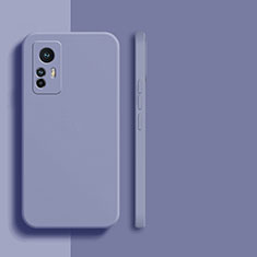 Custodia Silicone Ultra Sottile Morbida 360 Gradi Cover YK6 per Xiaomi Redmi K50 Ultra 5G Grigio Lavanda