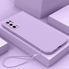 Custodia Silicone Ultra Sottile Morbida 360 Gradi Cover YK6 per Xiaomi Redmi Note 10T 5G Viola