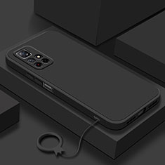 Custodia Silicone Ultra Sottile Morbida 360 Gradi Cover YK6 per Xiaomi Redmi Note 11T 5G Nero