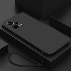 Custodia Silicone Ultra Sottile Morbida 360 Gradi Cover YK6 per Xiaomi Redmi Note 12 Explorer Nero