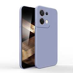 Custodia Silicone Ultra Sottile Morbida 360 Gradi Cover YK6 per Xiaomi Redmi Note 13 Pro 5G Grigio Lavanda