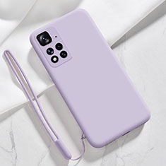 Custodia Silicone Ultra Sottile Morbida 360 Gradi Cover YK7 per Xiaomi Mi 11i 5G (2022) Lavanda