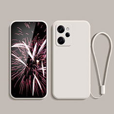 Custodia Silicone Ultra Sottile Morbida 360 Gradi Cover YK7 per Xiaomi Poco X5 Pro 5G Bianco