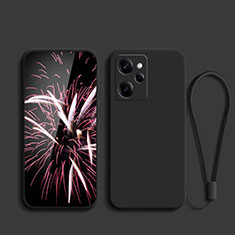 Custodia Silicone Ultra Sottile Morbida 360 Gradi Cover YK7 per Xiaomi Poco X5 Pro 5G Nero