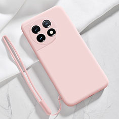 Custodia Silicone Ultra Sottile Morbida 360 Gradi Cover YK8 per OnePlus Ace 2 Pro 5G Rosa